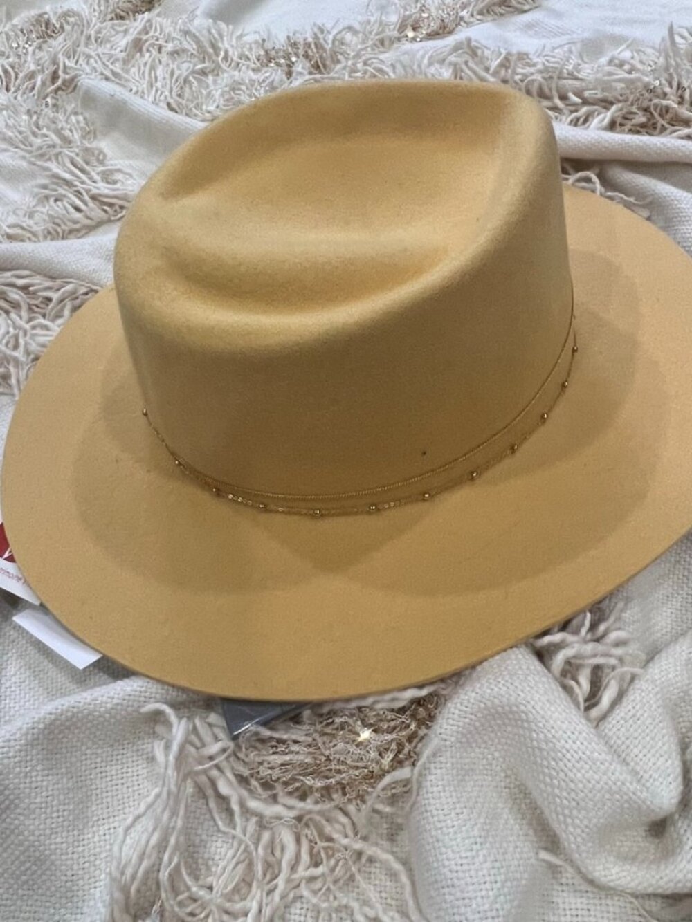 Van Palma Chain Detail Fedora Hat